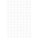 Etikett címke, o8mm, jelölésre, 104 címke/ív, 4 ív/doboz, Avery fehér