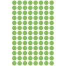 Etikett címke, o8mm, jelölésre, neon 104 címke/ív, 4 ív/doboz, Avery zöld