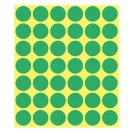 Etikett címke, o18mm, jelölésre, 24 címke/ív, 44 ív/doboz, Avery zöld