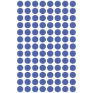 Etikett címke, O8mm, visszaszedhető, 104 címke/ív, 4 ív/doboz, Avery indigó kék