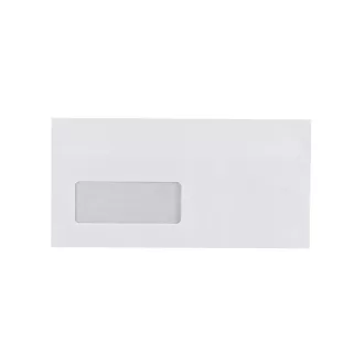   Boríték LA4 öntapadó bélésnyomott bal ablak 35x90mm 110x220mm B20A20 Bluering® fehér