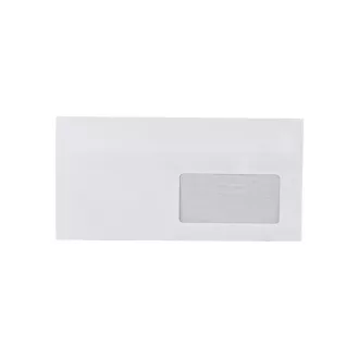   Boríték LA4 öntapadó bélésnyomott jobb ablakos 45x90mm 110x220mm J20A15 Bluering® fehér