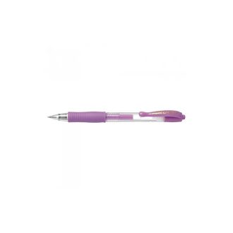   Zseléstoll 0,7mm, nyomógombos Pilot G-2, írásszín metál lila