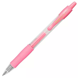   Zseléstoll 0,7mm, nyomógombos Pilot G-2, írásszín pasztell rózsaszín