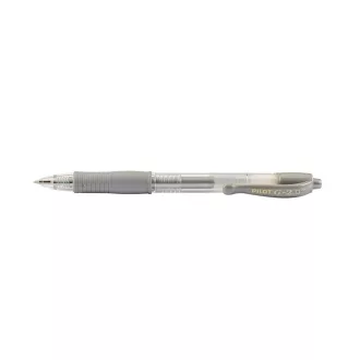   Zseléstoll 0,7mm, nyomógombos Pilot G-2, írásszín ezüst