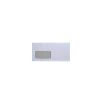   Boríték LA4 szilikonos bélésnyomott bal ablakos 35x90mm 110x220mm B20A20 Bluering® fehér