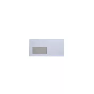   Boríték LA4 szilikonos bélésnyomott bal ablakos 35x90mm 110x220mm B20A20 Bluering® fehér