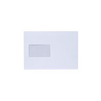   Boríték LC/5 szilikonos bélésnyomott bal ablak 45x90mm 162x229mm B20A60 Bluering® fehér