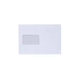   Boríték LC/5 szilikonos bélésnyomott bal ablak 45x90mm 162x229mm B20A60 Bluering® fehér