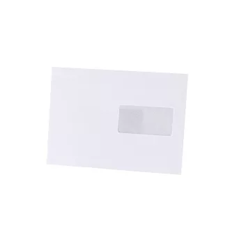   Boríték LC/5 szilikonos bélésnyomott jobb ablakos 45x90mm 162x229mm J20A60 Bluering® fehér