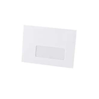   Boríték LC/6 szilikonos bélésnyomott jobb ablakos 35x90mm 114x162mm J28A20 Bluering® fehér