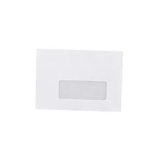   Boríték LC/6 enyvezett bélésnyomott jobb ablakos 35x90mm 114x162mm J28A20 Bluering® fehér