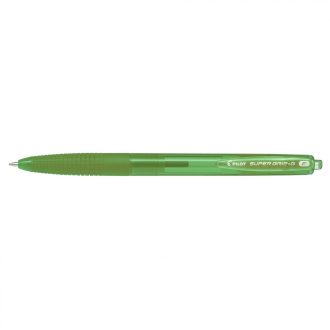   Golyóstoll 0,7 nyomógombos F Super Grip G Pilot, írásszín zöld