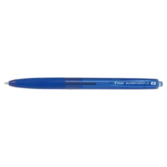   Golyóstoll 0,7 nyomógombos F Super Grip G Pilot, írásszín kék