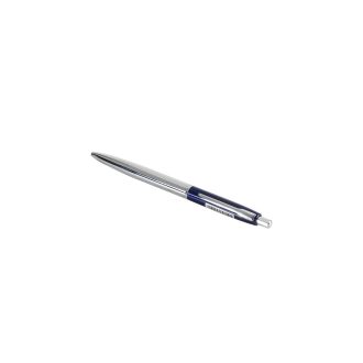   Golyóstoll 0,8mm, nyomógombos fém test, színes rész WTX Pen, Bluering® írásszín kék