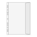 Genotherm lefűzhető, A4, 100 micron narancsos oldalt füles Bluering® 10 db/csomag,