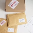 Etikett címke, 70x37mm, 100 lap, 24 címke/lap Bluering®