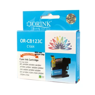 Brother LC123 tintapatron cyan ORINK