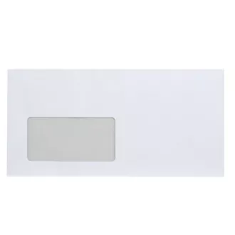   Boríték LA4 szilikonos bélésnyomott bal ablak 45x90mm 110×220mm B20A15 Bluering® fehér