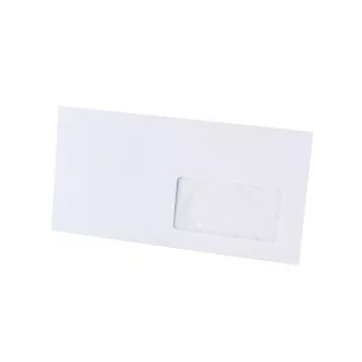   Boríték LA4 szilikonos bélésnyomott jobb ablak 45x90mm 110×220mm J20A15 Bluering® fehér