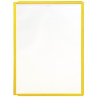   Bemutatótábla panel, A4, 5 db/csomag, Durable Sherpa sárga