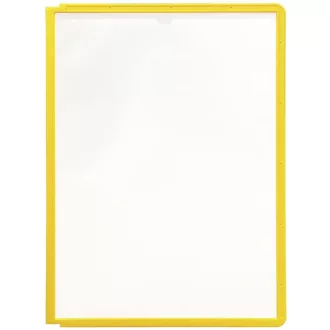   Bemutatótábla panel, A4, 5 db/csomag, Durable Sherpa sárga