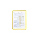 Bemutatótábla panel, A4, 5 db/csomag, Durable Sherpa sárga