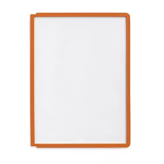   Bemutatótábla panel, A4, 5 db/csomag, Durable Sherpa narancs