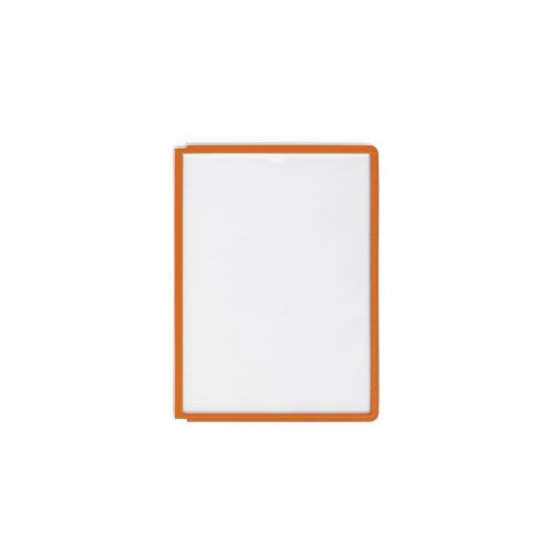 Bemutatótábla panel, A4, 5 db/csomag, Durable Sherpa narancs