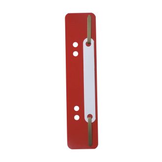   Gyorsfűző szerkezet, lefűzőlapocska, PP Durable 25 db/csomag, piros