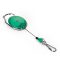 Névjegykártyatartó kihúzható karabineres, Durable with Snap Hook zöld