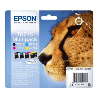 Epson T0715 tintapatron BCMY multipack ORIGINAL