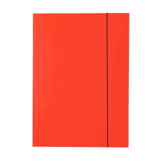 Gumis mappa A4, karton 15mm, Esselte Economy piros