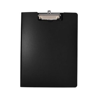 Felírótábla fedeles extra merev A4, PP Bluering® fekete