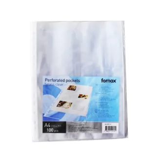   Genotherm lefűzhető A4, 50 micron, víztiszta Fornax 100 db/csomag,
