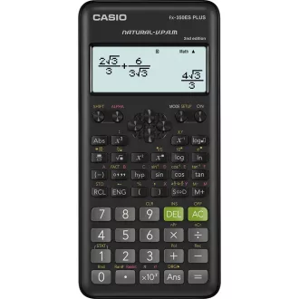   Számológép tudományos 252 funkcióss Casio FX 350ES Plus 2 fekete