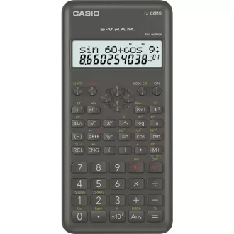   Számológép tudományos 240 funkciós Casio FX 82 MS 2E fekete