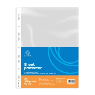   Genotherm lefűzhető, A4, 80 micron narancsos Bluering® 100 db/csomag,