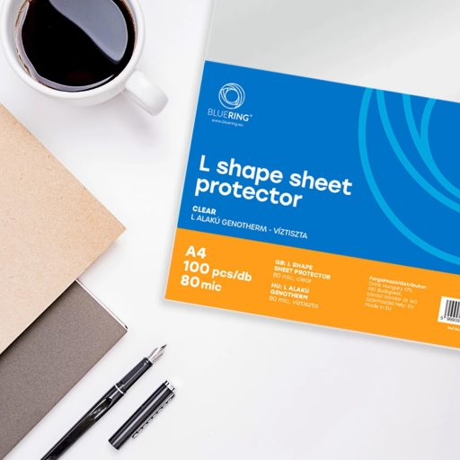 Genotherm 'L' A4, 80 micron víztiszta Bluering® 100 db/csomag,