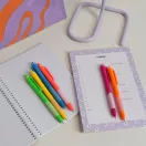 Golyóstoll nyomógombos 0,7mm Vinson Fashion C4 vegyes displ 36 db