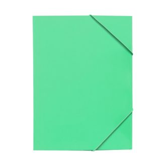   Gumis mappa A4, 300g. karton sarok gumírozással Bluering®, zöld