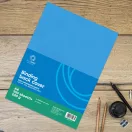 Hátlap, A4, 230 g. bőrhatású 100 db/csomag, kék Bluering®