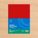 Hátlap, A4, 230 g. bőrhatású 100 db/csomag, Bluering® piros