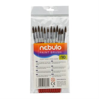 Ecset 10-es festett nyéllel 12 db/csomag, Nebulo