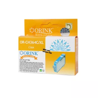 Utángyártott Hp 364XL/CB323EE tintapatron cyan ORINK