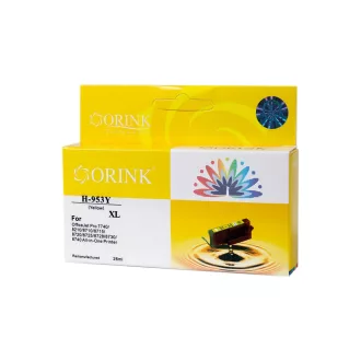 Utángyártott Hp 953XL/F6U18AE tintapatron yellow ORINK