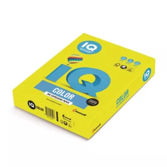   Másolópapír, színes, A3, 80g. IQ 500ív/csomag, neon sárga