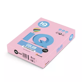   Másolópapír, színes, A4, 80g. IQ OPI74 500ív/csomag, pasztell flamingo rózsaszín