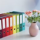 Iratrendező A4, 7,5cm, Bluering® narancs