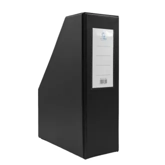 Iratpapucs 9cm, PVC lapraszerelt Bluering®, fekete